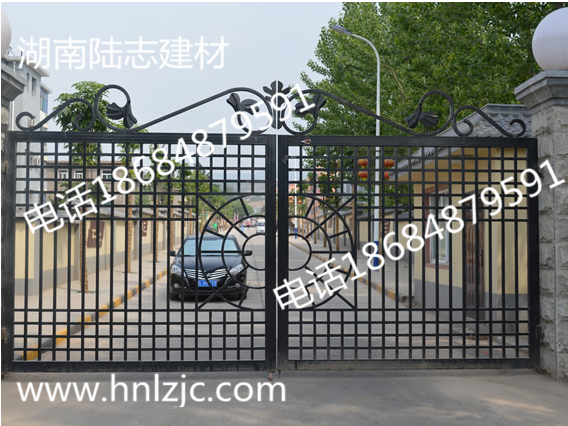 鋅鋼庭院大門 湖南鋅鋼大門  別墅小區(qū)院墻大門